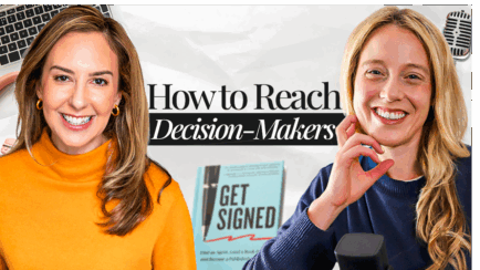 Image of book publishing experts Lucinda Halpern and Marguerite Faure
